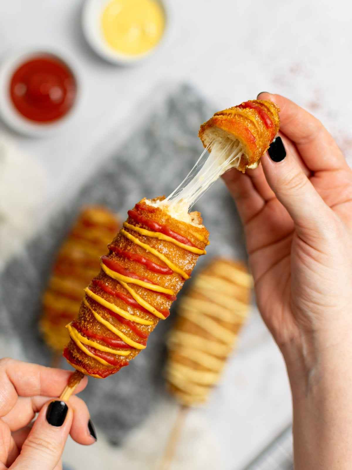 Korean cheese outlet corn dogs recipe