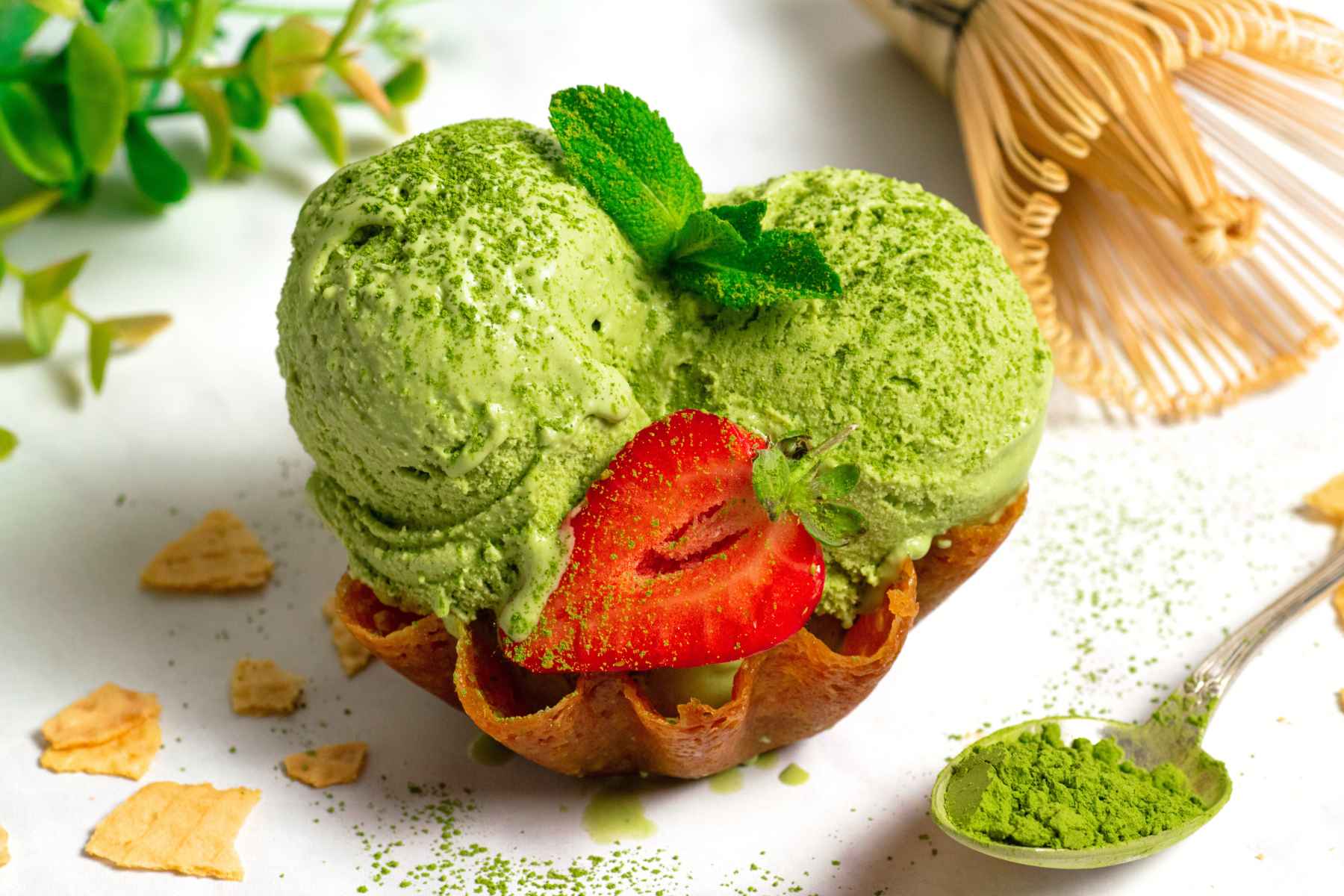 Homemade Green Tea Matcha Ice Cream SugarYums Homemade Green Tea Matcha Ice Cream SugarYums