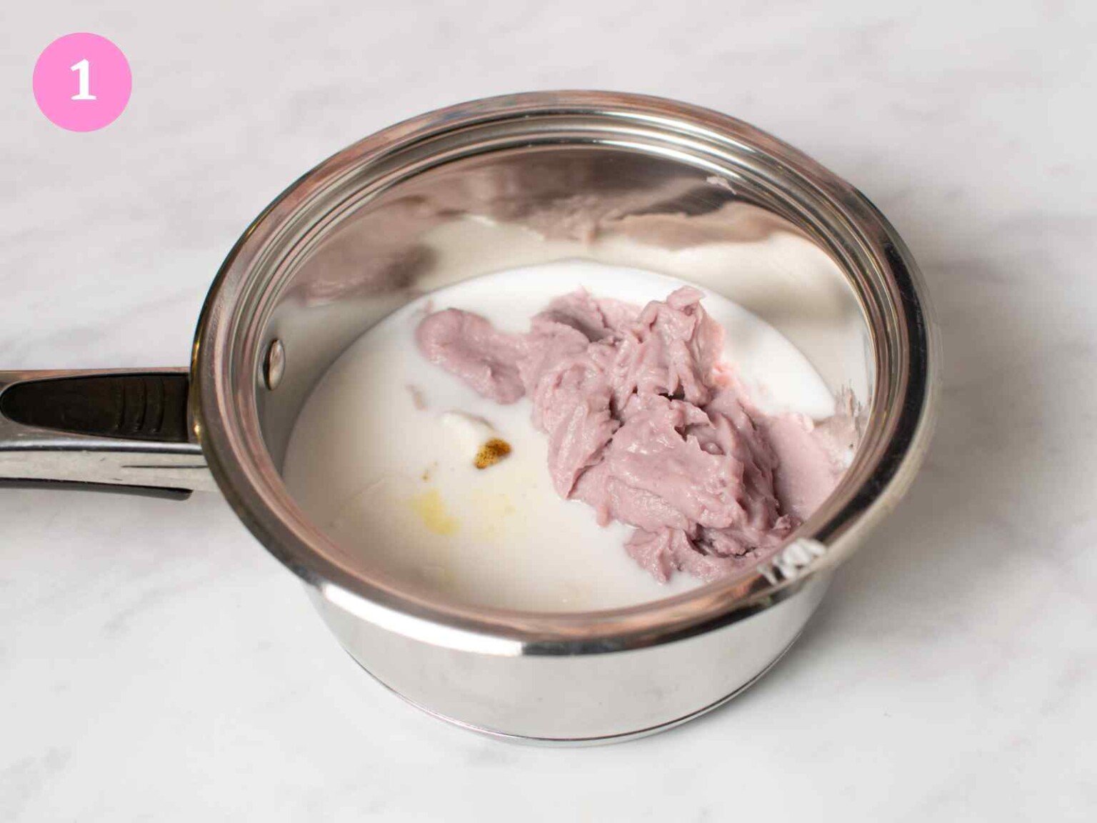 Taro Ice Cream Recipe with Real Taro and Coconut SugarYums