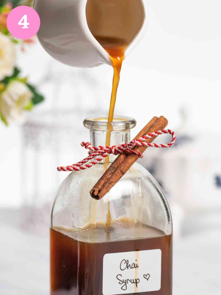Easy Homemade Chai Tea Syrup (Starbucks Copycat) - SugarYums