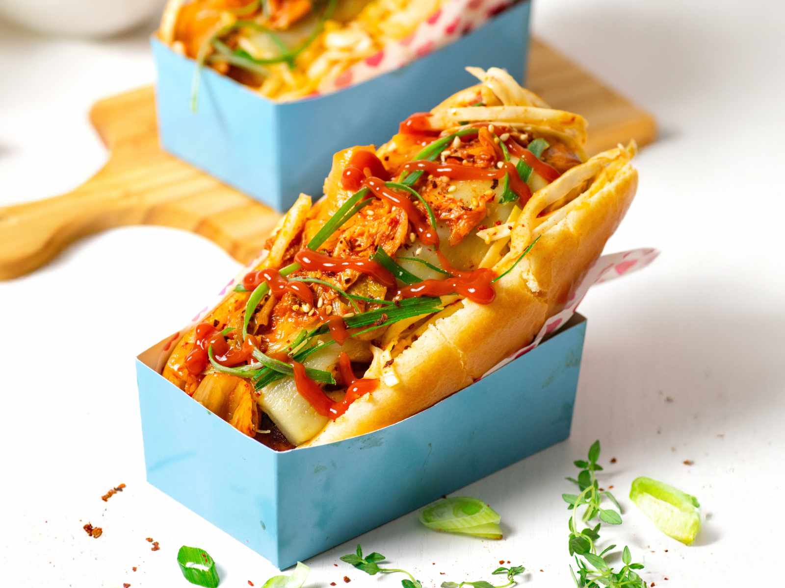 Easy Korean Kimchi Hot Dog Recipe (김치핫도그) - SugarYums
